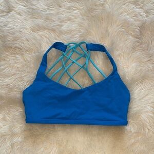 Lululemon Athletica Blue Crisscross Back Bra
